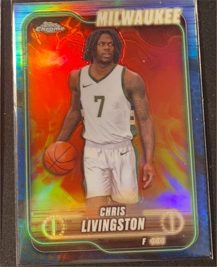 2024-25 Topps Chrome #70 Chris Livingston — front