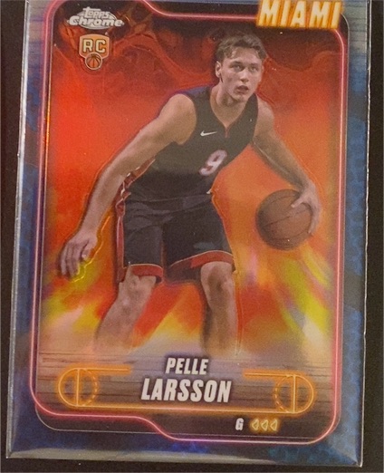2024-25 Topps Chrome #166 Pelle Larsson — front