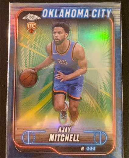 2024-25 Topps Chrome #132 Ajay Mitchell — front