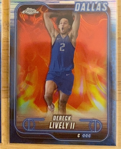 2024-25 Topps Chrome #114 Dereck Lively II — front