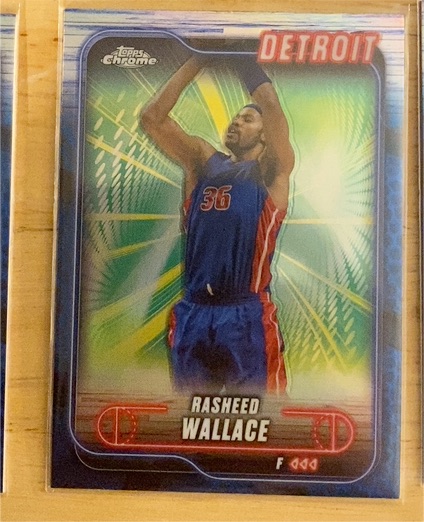 2024-25 Topps Chrome #23 Rasheed Wallace — front