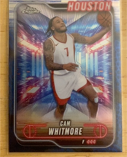 2024-25 Topps Chrome #140 Cam Whitmore — front