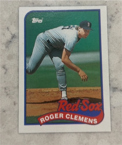 1989 Topps #450 Roger Clemens — front