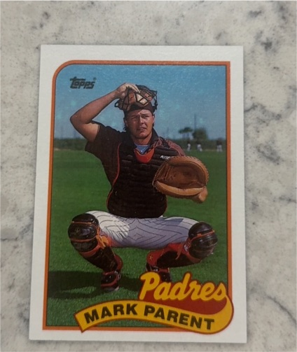 1989 Topps #617 Mark Parent — front