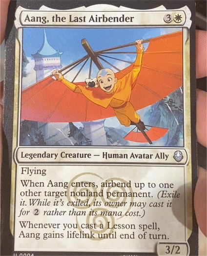 2024 Magic: The Gathering #4 Aang, the Last Airbender — front