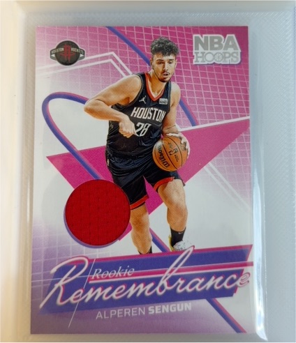 2024-25 Panini NBA Hoops #RR-ASR Alperen Sengun Rookie Remembrance — front