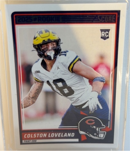 2025 Panini Score #31 Colston Loveland — front