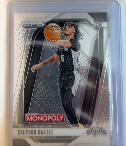 2024-25 Panini Prizm Monopoly #75 Stephon Castle — front