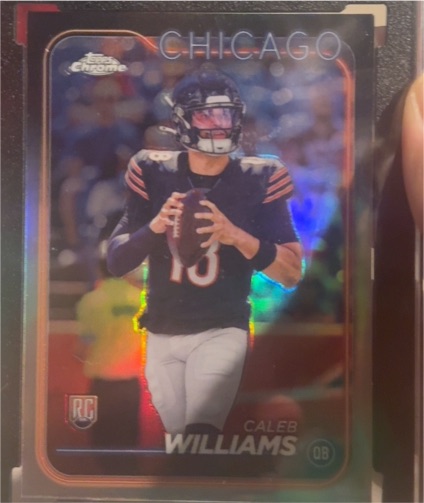 2024 Topps Chrome #202 Caleb Williams — front