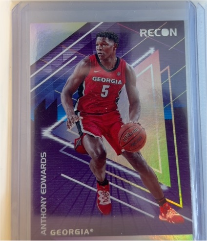 2022 Panini Chronicles Draft Picks Recon #23 Anthony Edwards — front