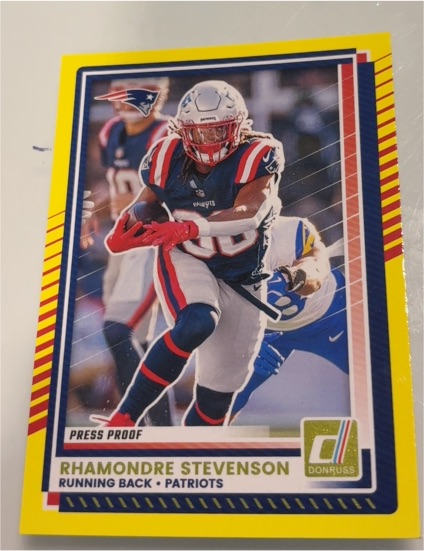 2025 Donruss #63 Rhamondre Stevenson — front