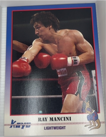 1991 Kayo Boxing #86 Ray Mancini — front