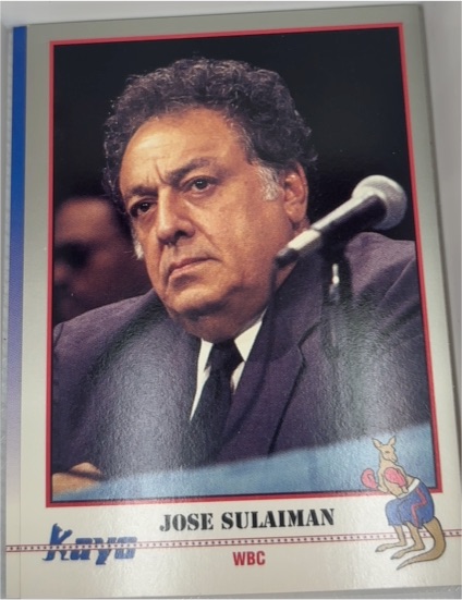 1991 Kayo Boxing #126 Jose Sulaiman — front