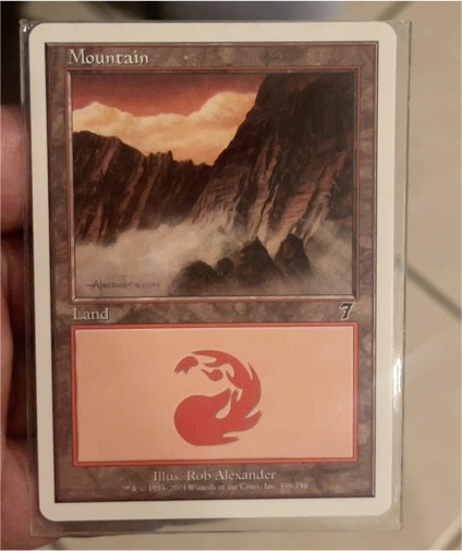 2003 Magic: The Gathering Mountain MTG Arena Promo Rob Alexander — front