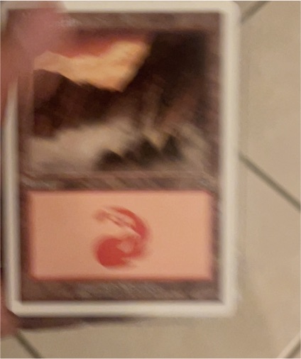 2000 Magic: The Gathering #345 Mountain — front