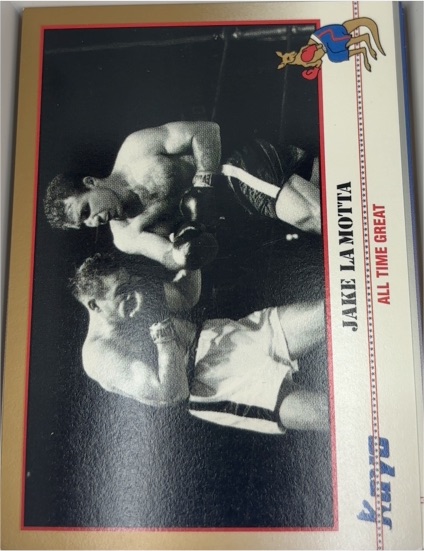 1991 Kayo #201 Jake LaMotta — front