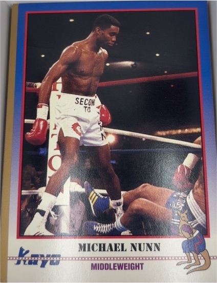 1991 Kayo #202 Michael Nunn — front