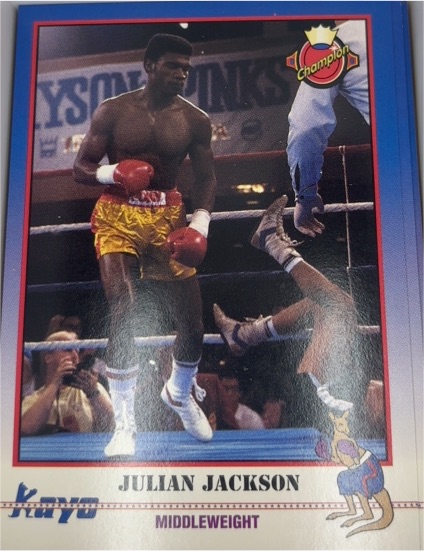 1991 Kayo #212 Julian Jackson — front