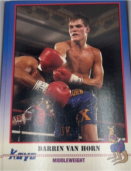 1991 Kayo #203 Darrin Van Horn — front