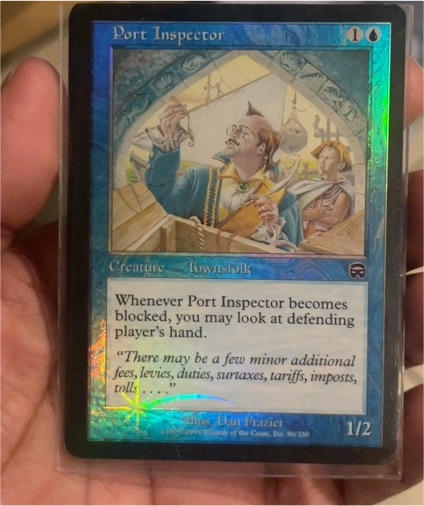 1999 Magic: The Gathering Mercadian Masques #90 Port Inspector — front