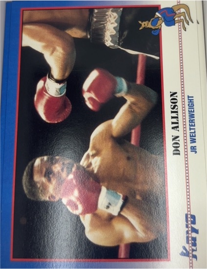 1991 Kayo Boxing #206 Don Allison — front