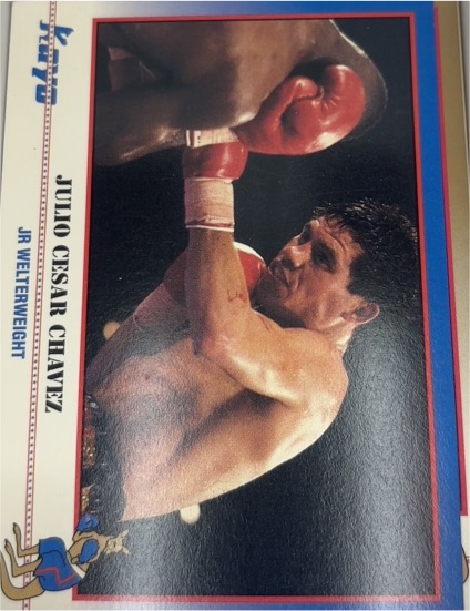 1991 Kayo #216 Julio Cesar Chavez — front