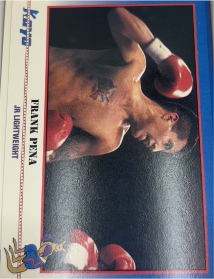 1991 Kayo Boxing #218 Frank Pena — front