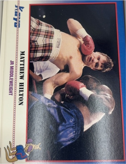 1991 Kayo #214 Matthew Hilton Jr Middleweight — front