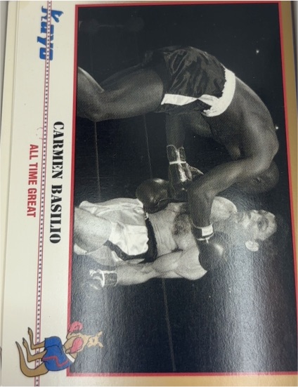 1991 Kayo #215 Carmen Basilio — front