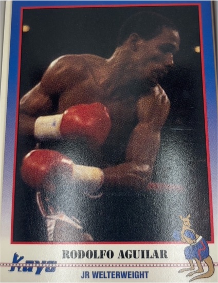 1991 Kayo #219 Rodolfo Aguilar — front
