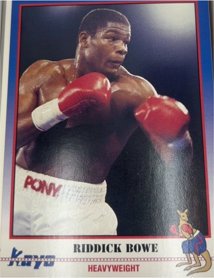 1991 Kayo Boxing #172 Riddick Bowe — front