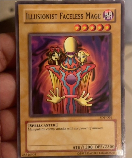 Yu-Gi-Oh! Illusionist Faceless Mage SDP-004 — front