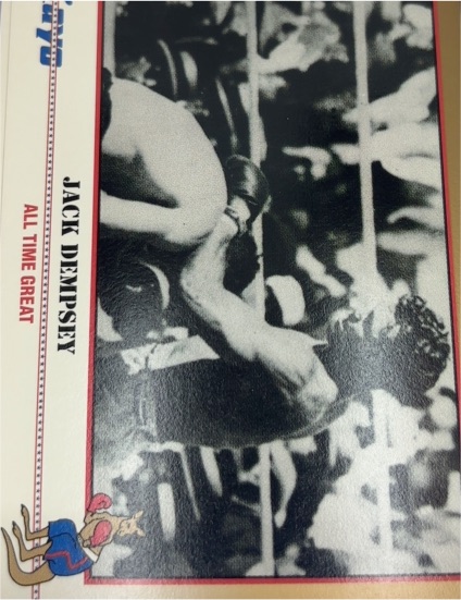 1991 Kayo Boxing #125 Jack Dempsey — front