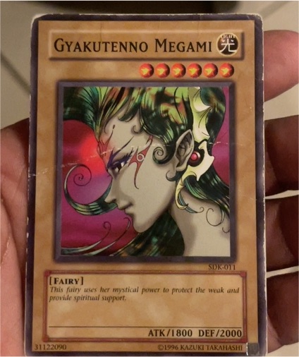 1996 Yu-Gi-Oh! SDK-011 Gyakutenno Megami — front