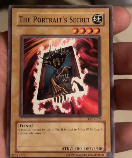 1996 Yu-Gi-Oh! LON-052 The Portrait's Secret — front