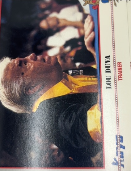 1991 Kayo #199 Lou Duva — front