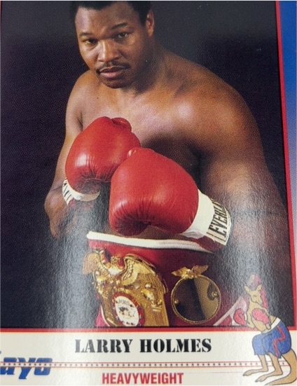 1991 Kayo #189 Larry Holmes — front