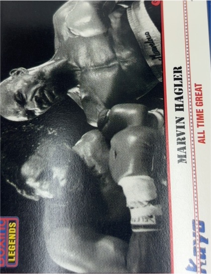 1991 Kayo #149 Marvin Hagler — front