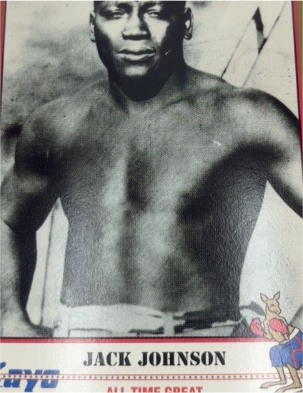 1991 Kayo #64 Jack Johnson — front