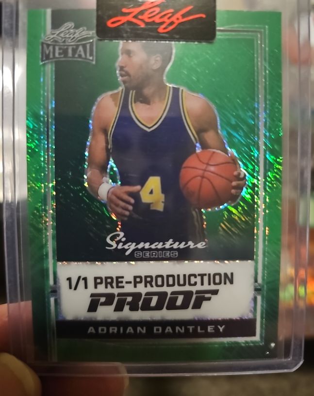 2024 Leaf Metal Signature Series #Adrian Dantley Pre-Production Proof — front