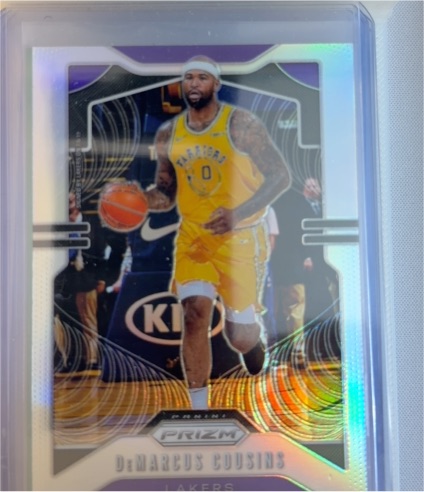2019-20 Panini Prizm #103 DeMarcus Cousins — front
