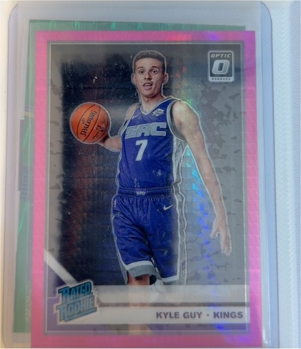 2019-20 Donruss Optic Rated Rookie Hyper Pink Prizm #183 Kyle Guy — front