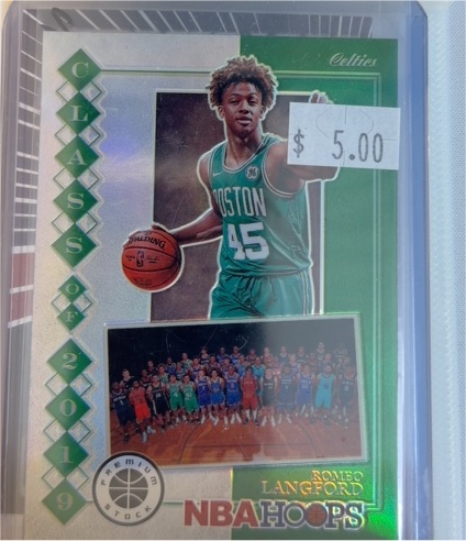 2019-20 Panini Hoops Premium Stock #4 Romeo Langford — front