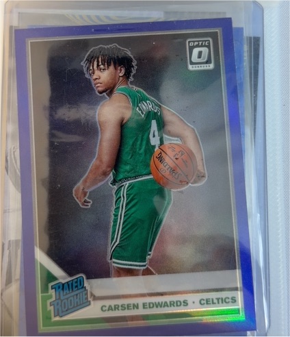 2019-20 Donruss Optic #196 Carsen Edwards Rated Rookie — front