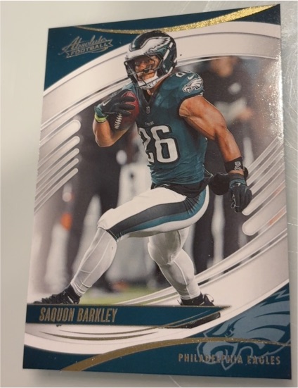 2025 Panini Absolute #2 Saquon Barkley — front