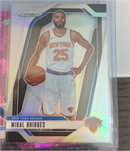 2024-25 Panini Prizm #15 Mikal Bridges — front