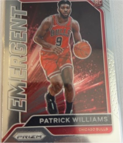 2020-21 Panini Prizm #5 Patrick Williams Emergent — front