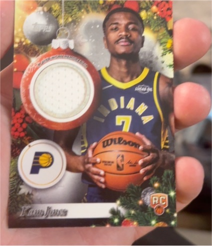 2025-26 Topps Holiday #PR-KO Kam Jones — front