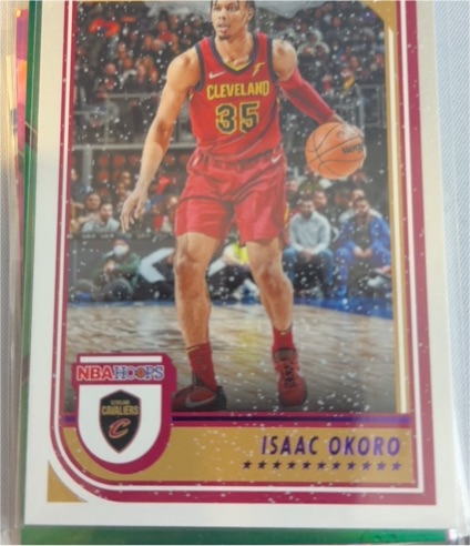 2022-23 Panini NBA Hoops #71 Isaac Okoro — front