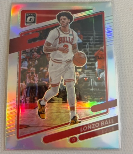 2021-22 Panini Donruss Optic #114 Lonzo Ball — front